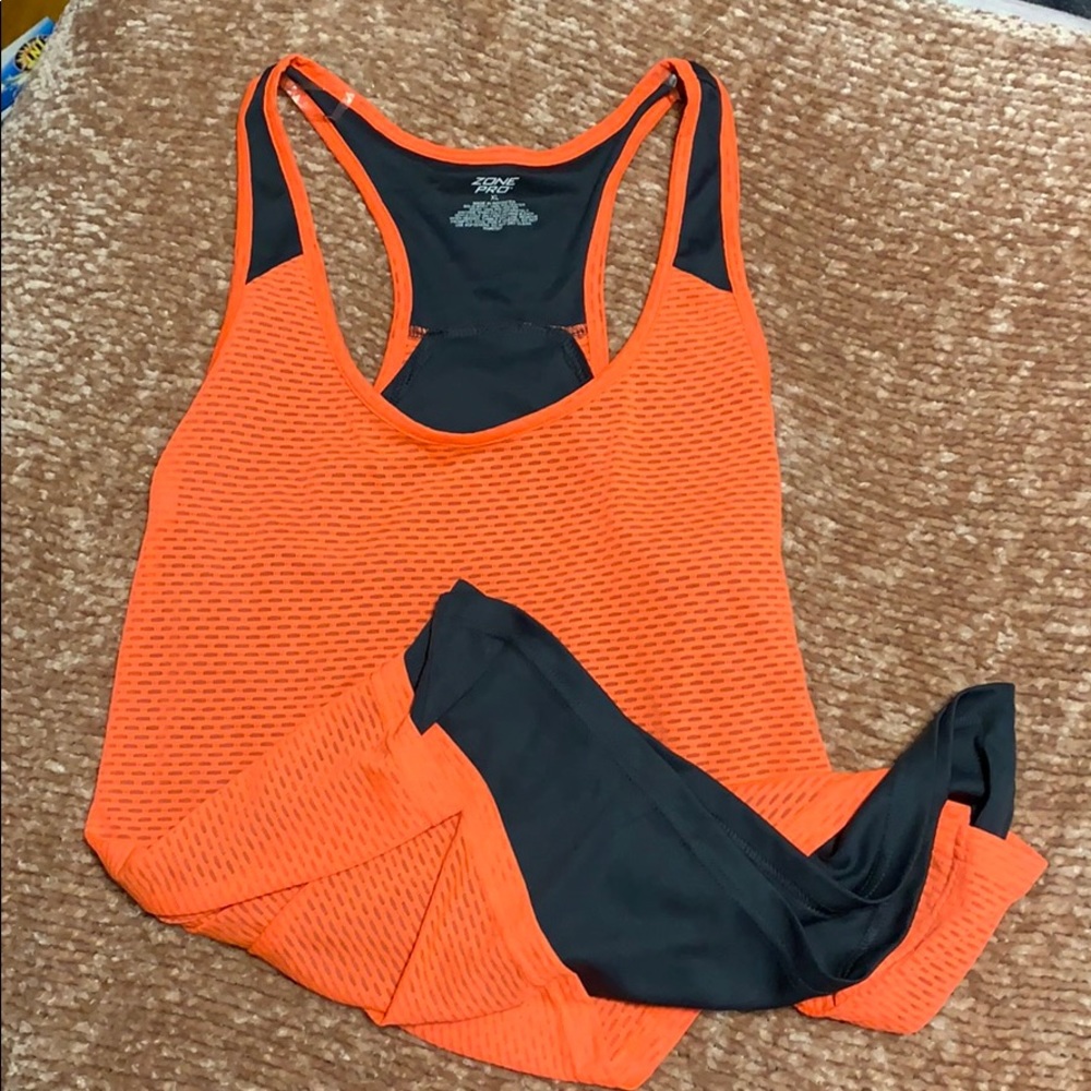 Bright Orange Workout Tank top!